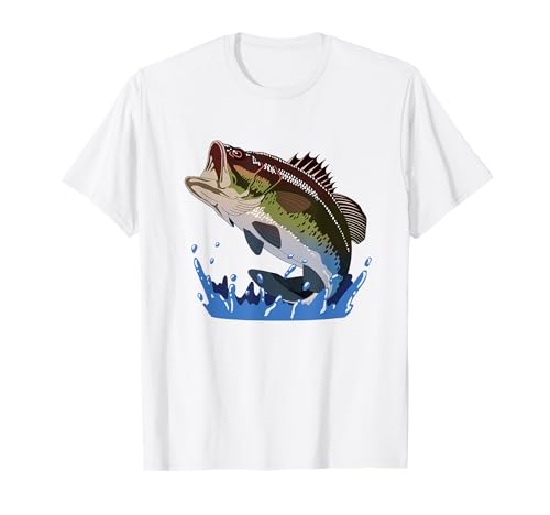 Angeln, Fische, Barsch, Männer, Frauen und Kinder, Fischer T-Shirt Angeln, Fische, Barsch, Männer, Frauen und Kinder, Fischer T-Shirt von Fishing Gifts by Art Like Wow