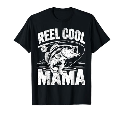 Reel Cool Mama Fishing Mom Gifts Mother's Day Fisherman Fish T-Shirt Reel Cool Mama Fishing Mom Gifts Mother's Day Fisherman Fish T-Shirt von Fishing Squad