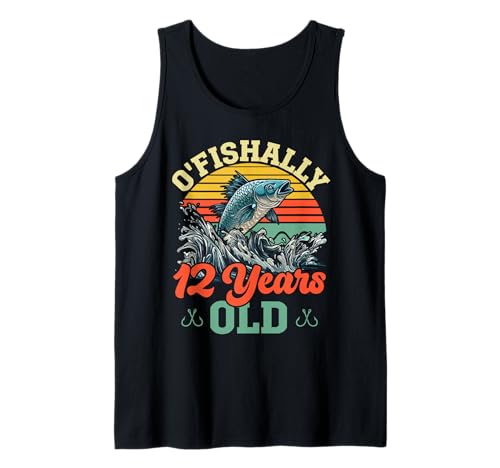 12. Geburtstag Angeln Kinder ofishally 12 Jahre alte Geschenke Tank Top 12. Geburtstag Angeln Kinder ofishally 12 Jahre alte Geschenke Tank Top von Fishing birthday boy girl tees