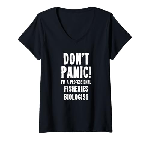 Damen Biologe für Fischerei T-Shirt mit V-Ausschnitt Damen Biologe für Fischerei T-Shirt mit V-Ausschnitt von Fishing & Fisheries Staff T-Shirts & Gifts