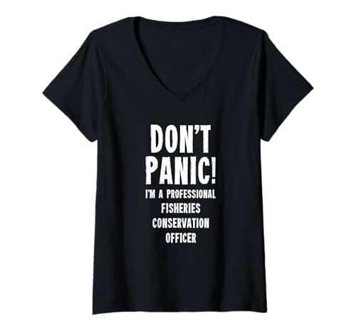 Damen Fischereischutzbeauftragter T-Shirt mit V-Ausschnitt Damen Fischereischutzbeauftragter T-Shirt mit V-Ausschnitt von Fishing & Fisheries Staff T-Shirts & Gifts