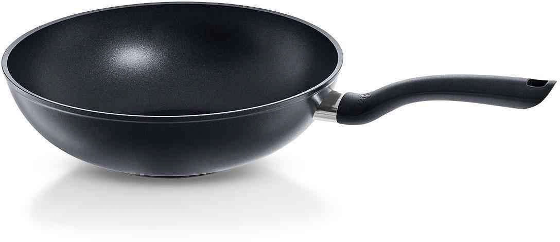 Fissler Wok "Cenit", Aluminium, (1 tlg.), Ø 28 cm, mit ergonomischem Griff, Induktion, Made in Italy von Fissler