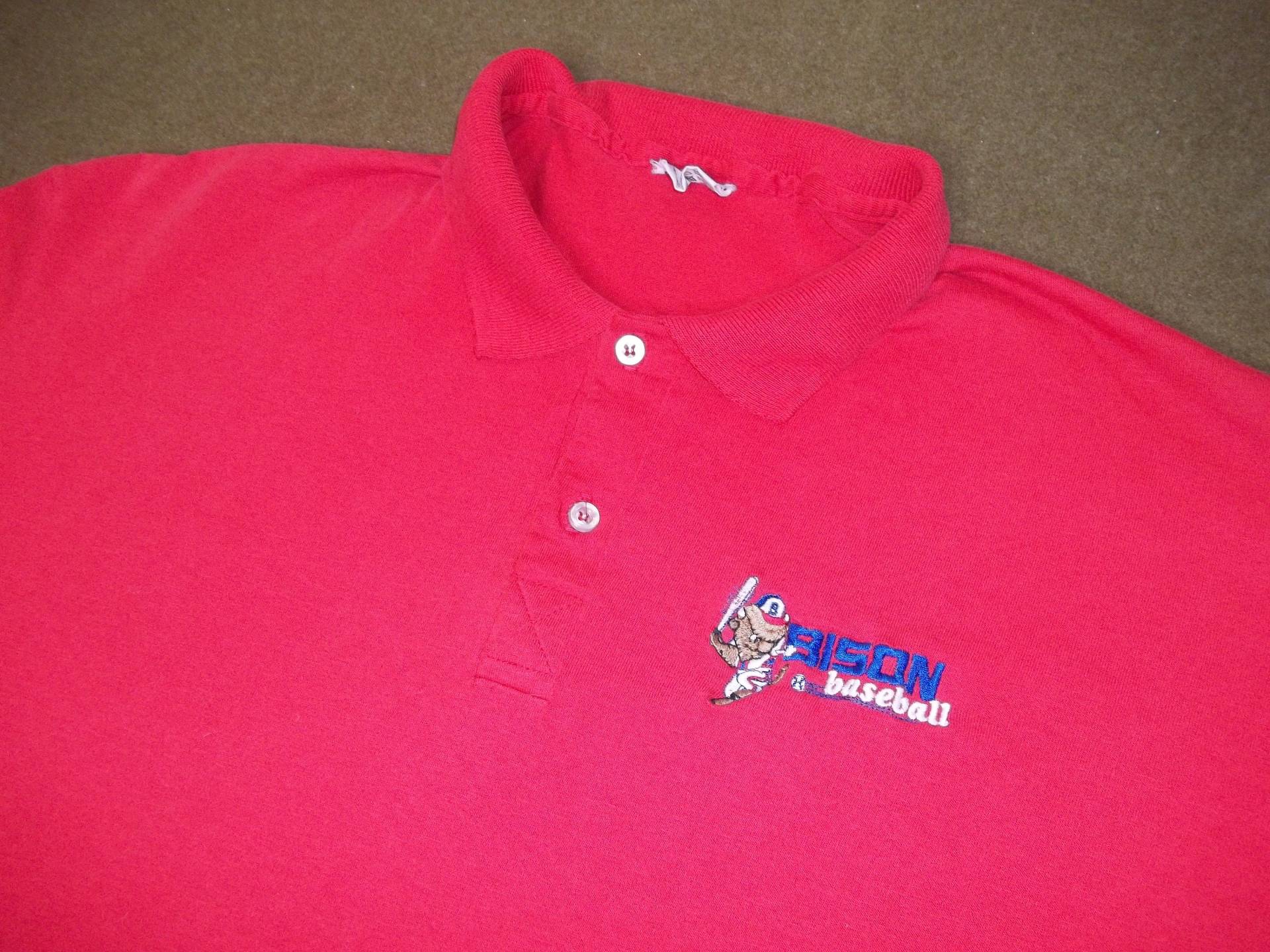 Baller Status Vintage 80Er Jahre Buffalo Bisons Baseball Polo-Shirt Baller Status Vintage 80Er Jahre Buffalo Bisons Baseball Polo-Shirt von FistfulOfVintage