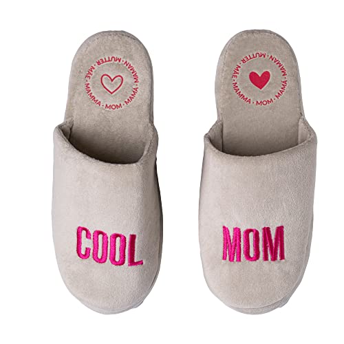 Fisura Damen Slipper, Cool mom, graue, Medium von FISURA