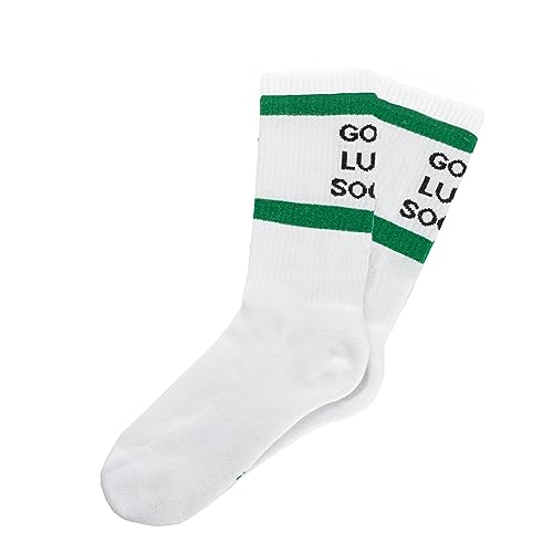 FISURA - Original unisex Good luck Socken in weiß. Socken als Geschenk. Paar hohe Socken. Zusammensetzung: Baumwolle und Polyester. Einheitsgröße. von FISURA