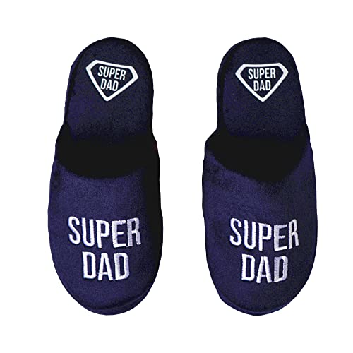 Fisura Slipper, Super dad, blau, Einheitsgröße von FISURA