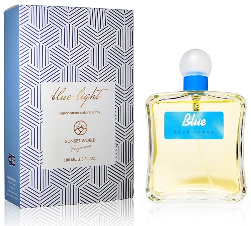 Blue Light Damen - Kompatibel mit Light Blue Dolce & G. Eau de Cologne Intensiv 100 ml, Pheromone Parfum Damen, Äquivalentes Parfüm von Fit 2 Us