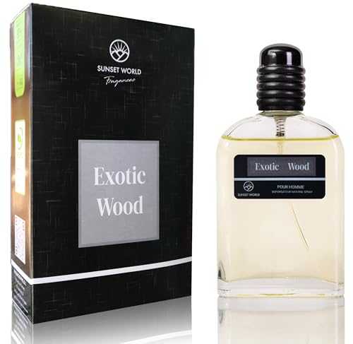 Exotic Wood - Kompatibel mit Oud Wood di Tom Ford. Eau de Cologne Intensiv 100 ml, Pheromone Parfum Herren, Äquivalentes Parfüm von Fit 2 Us