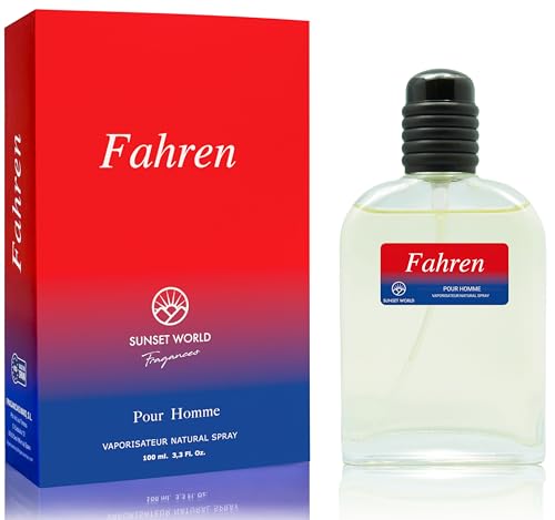 Fahren - Kompatibel mit Fahrenheit. Eau de Cologne Intensiv 100 ml, Pheromone Parfum Herren, Äquivalentes Parfüm von Fit 2 Us