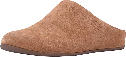 Fitflop Damen Chrissie Shearling Pantoffeln, Brown (Tumbled Tan 645), 38 EU von Fitflop