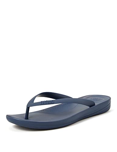 Fitflop Iqushion Ergonomic Flip-flops, Herren Zehentrenner, Blau (Midnight Navy 399), 43 EU (9 UK) von Fitflop