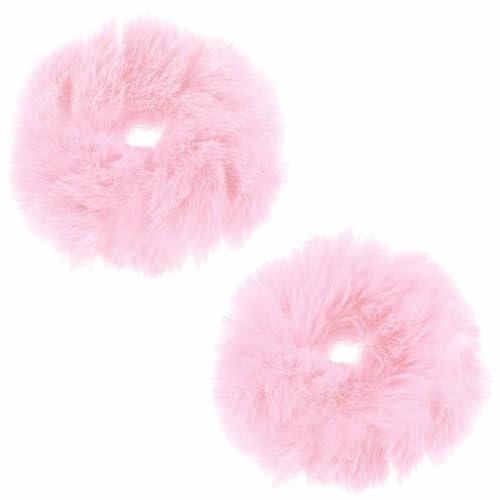 Flauschiges Haargummi für Mädchen und Frauen, 2 Stück, Mini-Haargummis, 7,5 cm, Kunstfell, keine Dellen, weiche, elastische Haarbänder für Schule/Freizeit/Geschenk Flauschiges Haargummi für Mädchen und Frauen, 2 Stück, Mini-Haargummis, 7,5 cm, Kunstfell, keine Dellen, weiche, elastische Haarbänder für Schule/Freizeit/Geschenk von FitLit