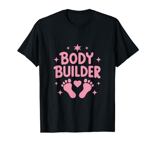Bodybuilder Schwangerschaft Ankündigung Workout Schwangere Frauen T-Shirt Bodybuilder Schwangerschaft Ankündigung Workout Schwangere Frauen T-Shirt von FitMom Babe Unwrapped Essentials