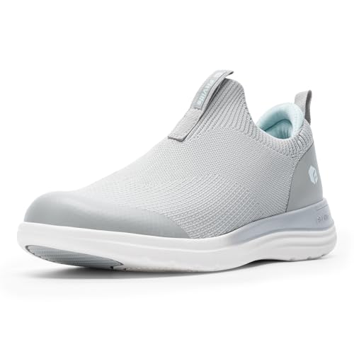 FitVille BriskWalk Damenschuhe V3 Weit Leicht Turnschuhe Laufschuhe Slipper Bequem größe 40 EU Weite G Grau von FitVille