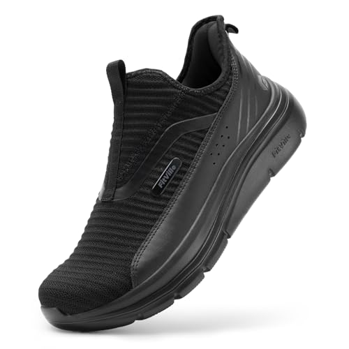 FitVille Extra Weit StepEase Slip On Walkingschuhe Herren V2 Komfort Slipper größe 42.5 EU X-Weit Schwarz FitVille Extra Weit StepEase Slip On Walkingschuhe Herren V2 Komfort Slipper größe 42.5 EU X-Weit Schwarz von FitVille