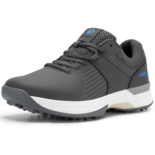 FitVille Herren SpeedEx Golfschuhe V4 Sneaker Extra Weit Walking Schuhe Leichte Bequeme Man Schuhe mit Schnürung atmungsaktive Trainingsschuh für Golf Sport Holzkohle Grau 42.5 EU Weit FitVille Herren SpeedEx Golfschuhe V4 Sneaker Extra Weit Walking Schuhe Leichte Bequeme Man Schuhe mit Schnürung atmungsaktive Trainingsschuh für Golf Sport Holzkohle Grau 42.5 EU Weit von FitVille