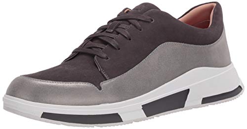 FitFlop Damen Freya Suede Sneaker, Grau (Aw19 Elephant Grey 049), 37 EU von Fitflop