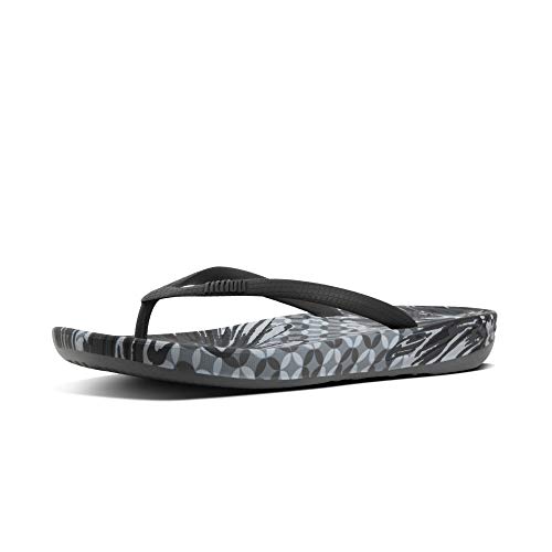 FitFlop Herren iqushion Ergonomic flip-Flops Zehentrenner, Schwarz Black von Fitflop