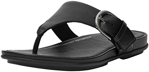 Fitflop Mädchen Graccie Thong Flats Durchg ngies Plateau Sandalen, Schwarz, 21 EU von Fitflop