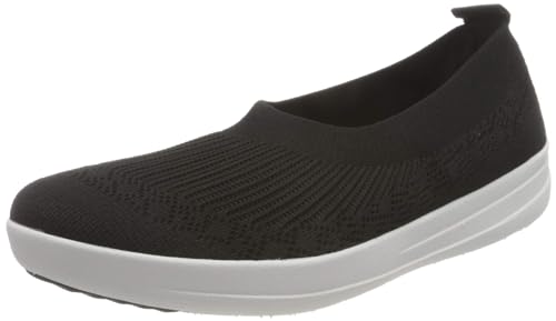 Fitflop Damen ALLEGRO E01 Multi-Knit Ballerinas, Schwarz, 37 EU von Fitflop