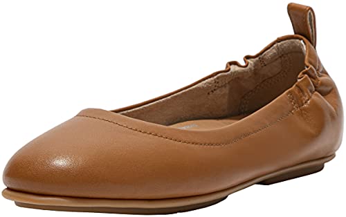 Fitflop Damen Allegro Soft Leather Ballerinas, Light Tan, 37 EU von Fitflop