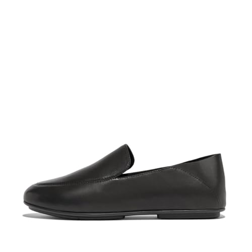 Fitflop Damen Allegro Crush-Back Leather Loafers Flacher Slipper, 42 EU von Fitflop