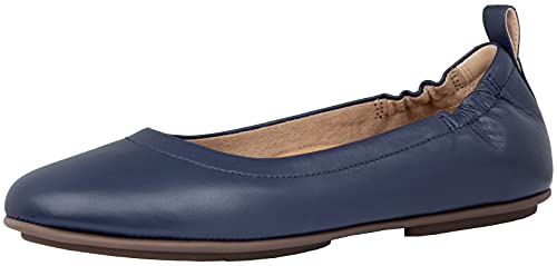 Fitflop Damen Allegro Soft Leather Ballerinas, Midnight Navy, 36 EU von Fitflop