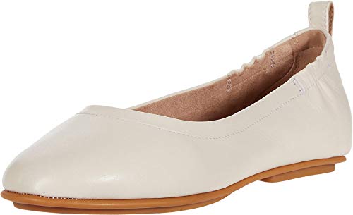 Fitflop Damen Allegro Soft Leather Ballerinas, Weiß (Ss20 Jet Stream 031), 36 EU von Fitflop