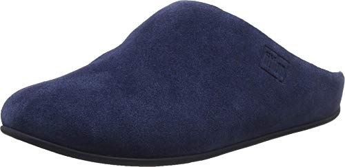 FitFlop Damen Chrissie Shearling Pantoffeln, Blau (Midnight Navy 399) von Fitflop