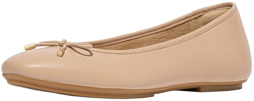 Fitflop Damen Delicato Ballerinas aus weichem Leder mit Schleife Schuh, Beige (Classic Beige), 42.5 EU von Fitflop