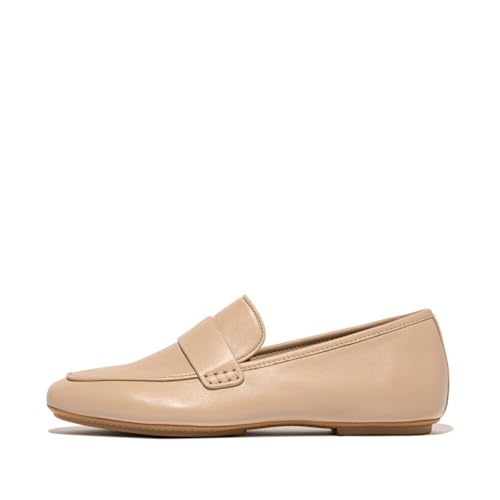 Fitflop Damen Delicato Slipper aus weichem Leder Schuh, Beige (Classic Beige), 38 EU von Fitflop