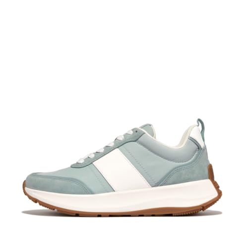 Fitflop Damen F-Mode Flow Flatform-Sneaker aus Stoff/Wildleder/Leder Schuh, Mintblau-Mix, 37 EU Fitflop Damen F-Mode Flow Flatform-Sneaker aus Stoff/Wildleder/Leder Schuh, Mintblau-Mix, 37 EU von Fitflop