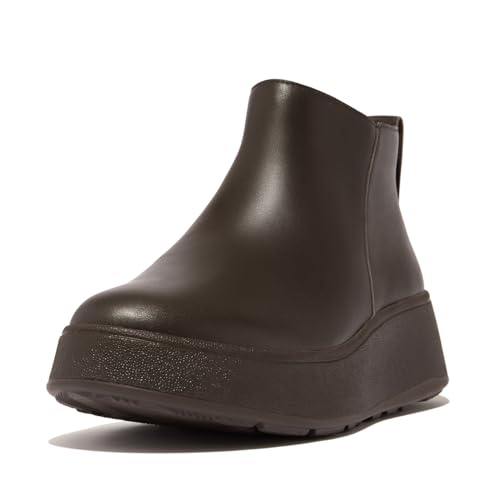 Fitflop Damen F-Mode Leder Stiefelette, Chocolate Brown, 38.5 EU von Fitflop