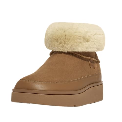 FitFlop Damen GEN-FF MINI Double-Faced Shearling Winter Boots, Desert Tan, 36.5 EU FitFlop Damen GEN-FF MINI Double-Faced Shearling Winter Boots, Desert Tan, 36.5 EU von Fitflop
