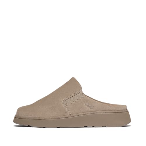 Fitflop Damen Gen-ff Elasticated Suede Mules Hausschuh, Taupe, 37 EU Fitflop Damen Gen-ff Elasticated Suede Mules Hausschuh, Taupe, 37 EU von Fitflop