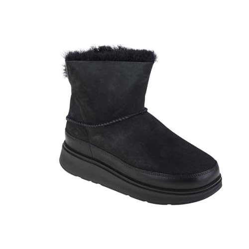 FitFlop Damen GEN-FF MINI Double-Faced Shearling Winter Boots, Schwarz, 36.5 EU von Fitflop
