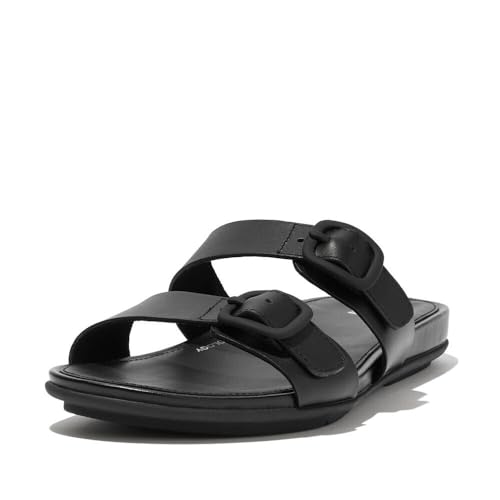 Fitflop Damen Gracie Flache Sandale, All Black02, 41 EU von Fitflop
