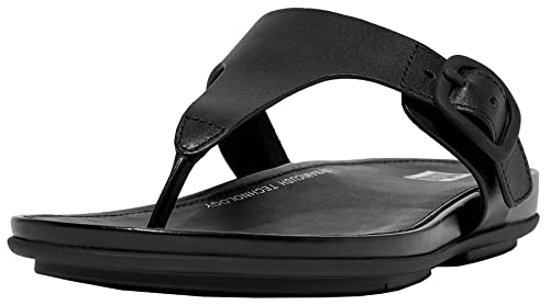 Fitflop Damen Gracie Flache Sandale, Schwarz, 43 EU von Fitflop