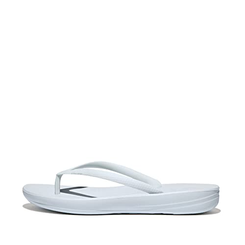 Fitflop Damen IQUSHION Ergonomic FLIP-Flops Flache Sandale, Seafoam Blue, 36 EU von Fitflop