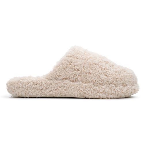 Fitflop Damen Iqushion D-Luxe Padded Teddy Slipper Mules Schuh, Milk Ice, 38 EU von Fitflop