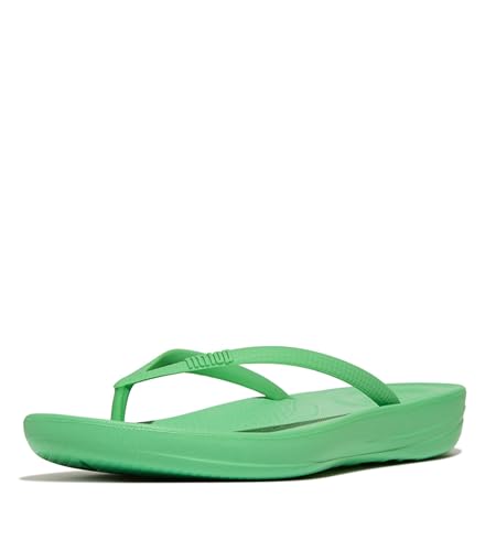 Fitflop Damen Iqushion Ergonomic Flip-Flops Flipflop, grün, 41 EU von Fitflop