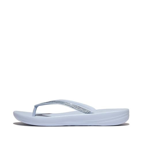 Fitflop Damen Iqushion Ombre Sparkle Flip-Flops Flipflop, Skywash Blue, 36 EU von Fitflop