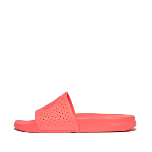 Fitflop Damen Iqushion Poolrutsche mit Pfeil Schiebe-Sandalen, Rosige Koralle, 37 EU von Fitflop