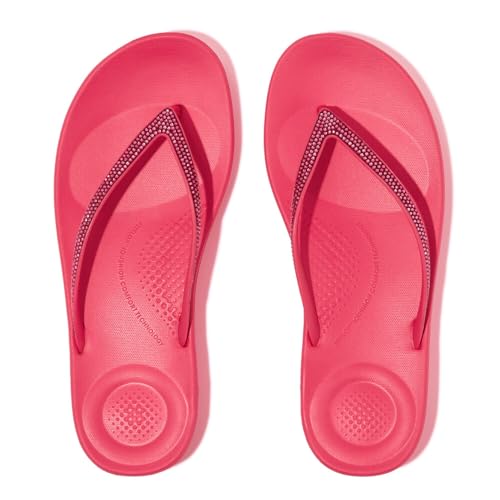 Fitflop Damen Iqushion Sparkle Sandale, Rose, 38 EU von Fitflop