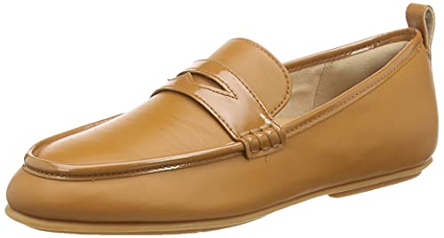 Fitflop Damen LENA PENNY LOAFER Flacher Slipper, Light Tan, 38 EU von Fitflop