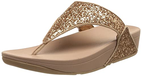 Fitflop Damen Lulu Keilsandale, Rose Gold, 40 EU von Fitflop