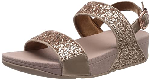 Fitflop Damen Lulu Keilsandale, Rose Gold, 43 EU von Fitflop