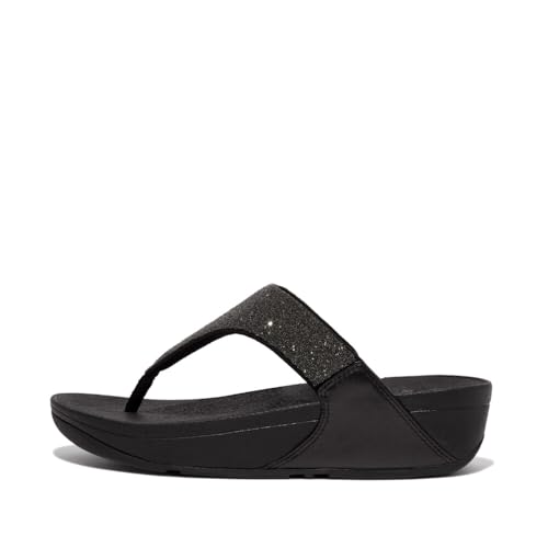 Fitflop Damen Lulu Opul Zehentrenner Sandale, Schwarz, 39 EU von Fitflop