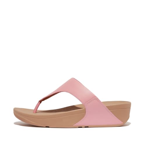 Fitflop Damen Lulu Zehensteg aus Leder Sandale, Rose, 36 EU von Fitflop