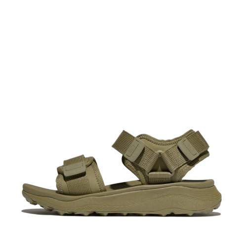 Fitflop Damen Neo-d-hyker (Xt) W/Resistant ADJ. Outdoor Sandale, olivgrün, 36 EU von Fitflop